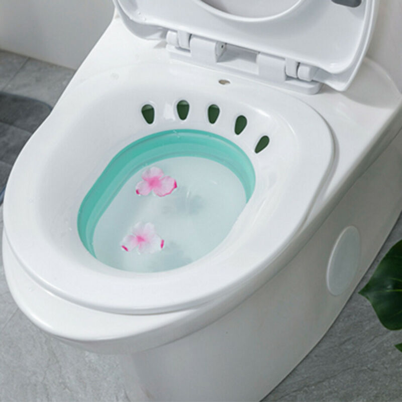 Nyeste gravid pleje foldbar squatless badekar universal foldning pp toilet sitz badekar soaking bassin til gravide kvinder