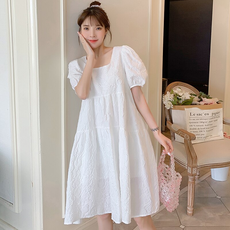 055 # mutterschaft Kleidung Pflege Kleid Sommer EINE Linie Kleid für Schwangere Frauen Schwangerschaft Kleidung Stillen Kleid