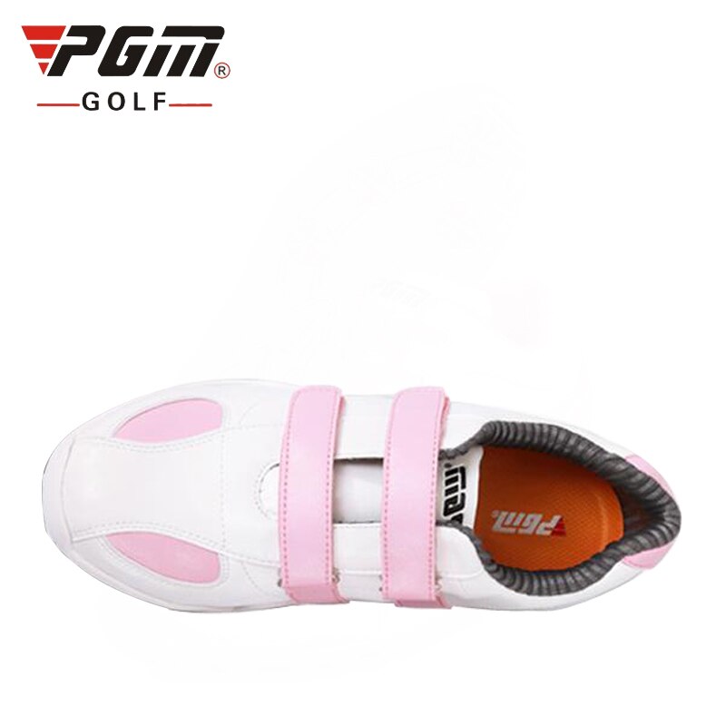 Pgm femmes léger faible aide Golf chaussures dames crochet boucle antidérapant Sport chaussures spikless entraînement baskets AA10098