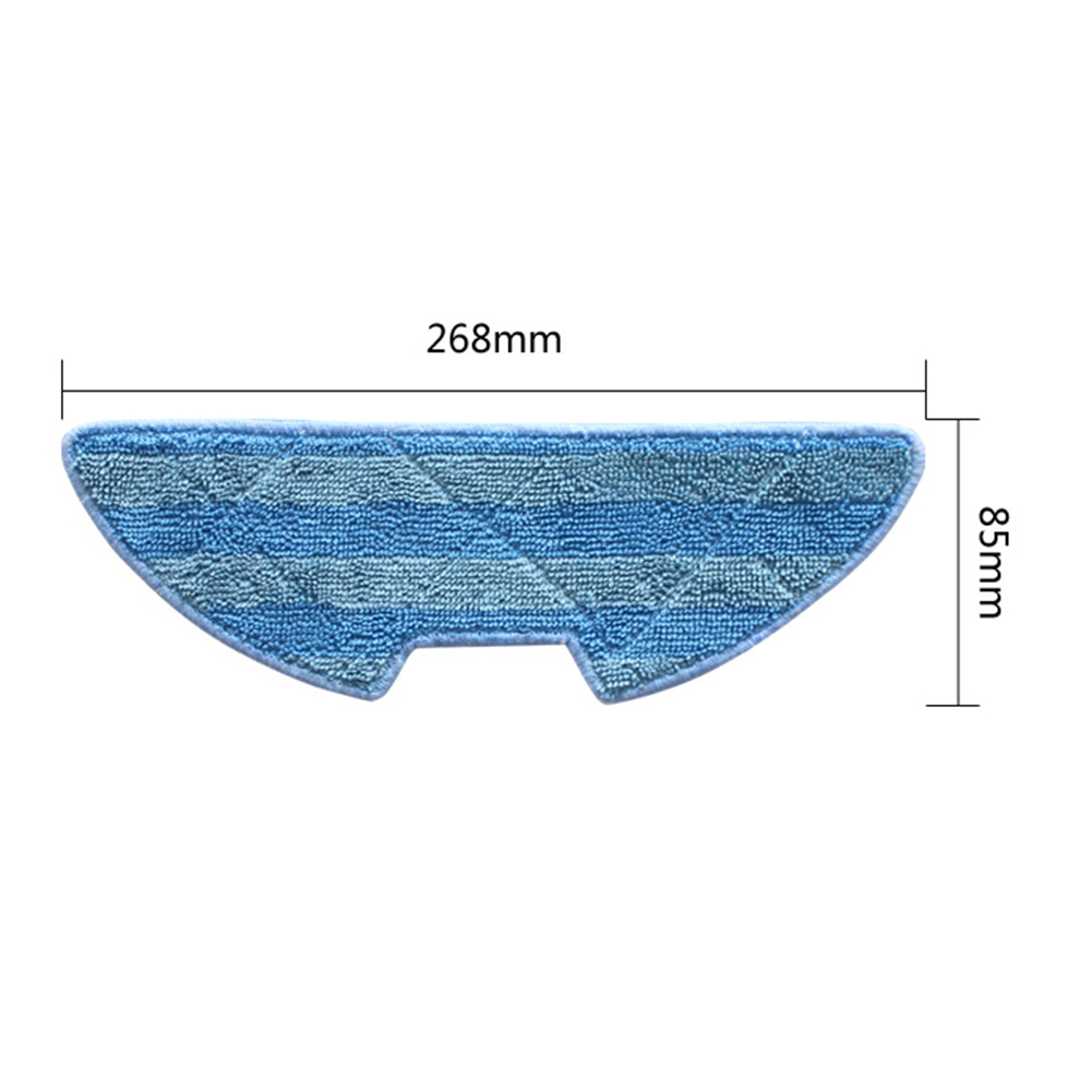 5 pçs microfibra mop trapos toalhetes pano para symbo xbot 5 laserbot 650 aspirador de pó robótico vassoura peça reposição para limpeza de piso