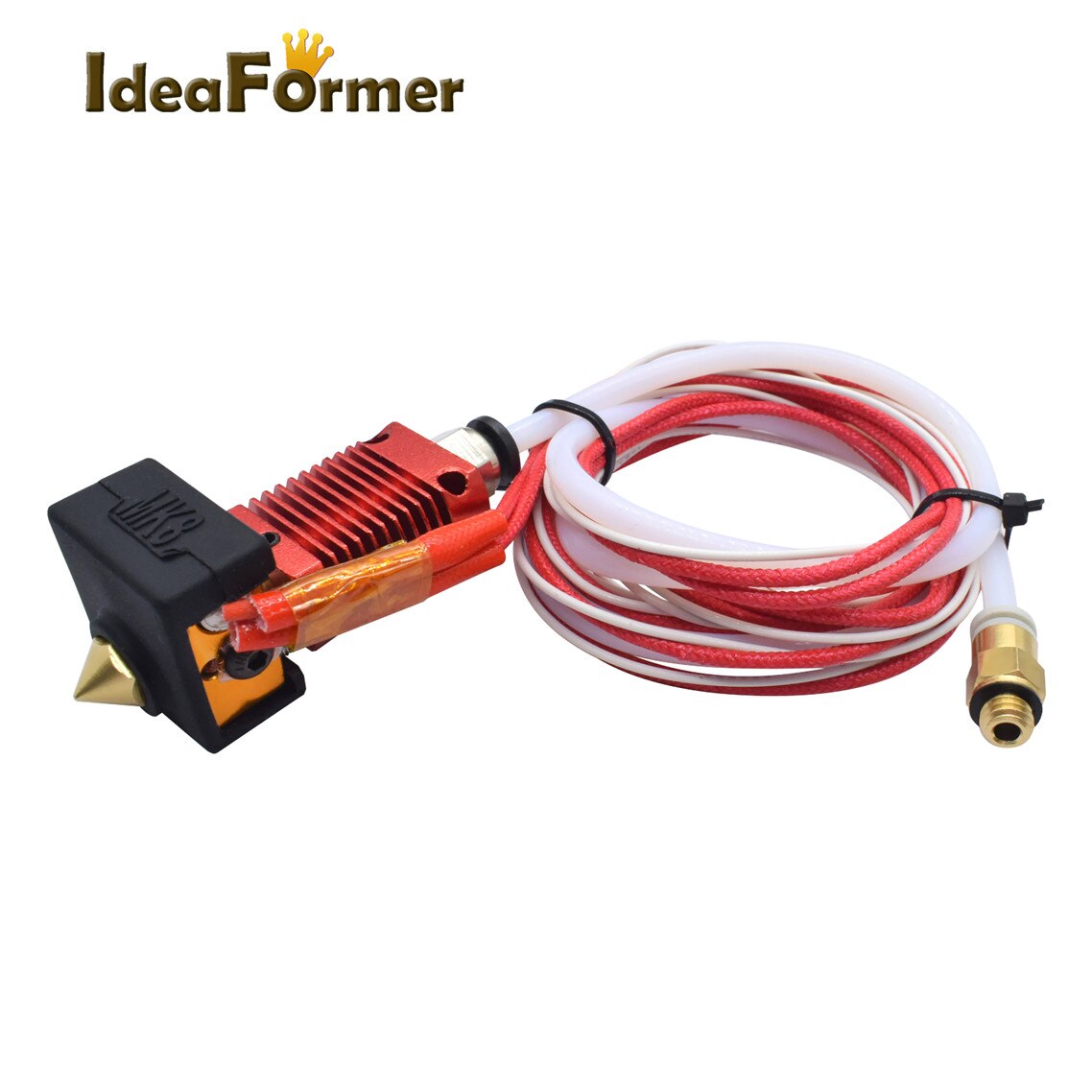 1 Set CR10 Extruder Hotend J-Head Kit Met 0.4/1.75Mm Nozzle + Siliconen Cover + 1meter Ptfe Buis 12/24V Verwarming Kit 3D Printer Deel