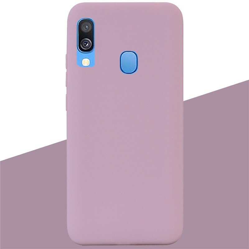For Samsung A40 Case Silicone Cover Soft TPU Phone Case For Samsung Galaxy A40 A 40 A405 SM-A405F A405F Silicon Case Coque Funda: 15 Lotus Pink