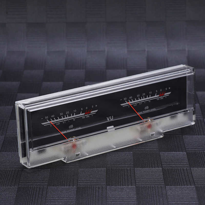 P 78WTC OG VU Meter Dual Header DB Amplifier Level Audio Meter with Backlight Accessory