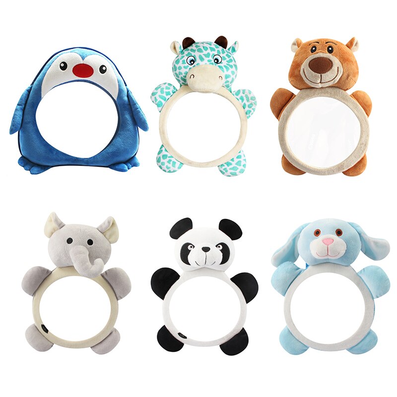 Adjustable Cute Baby Rear Facing Mirrors Car Baby Mirror Safety Car Back Seat View Mirror for Kids Child Toddler
