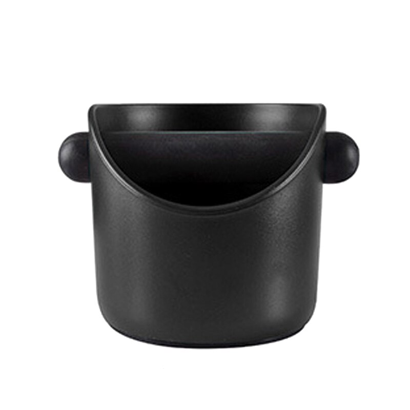 Coffee Grounds Box Ground Barrels Italian Coffee Knock Grounds Box Supporting Equipment Mini Coffee Grounds Container Ground Sto: straight black