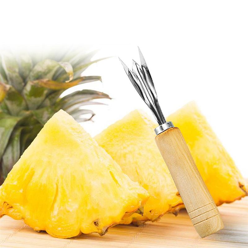 7 Pcs Ananas Dunschiller Vork Roestvrij Staal Paring Cutter V Vorm Ananas Dunschiller Ananas Eye Remover Fruit Cutter