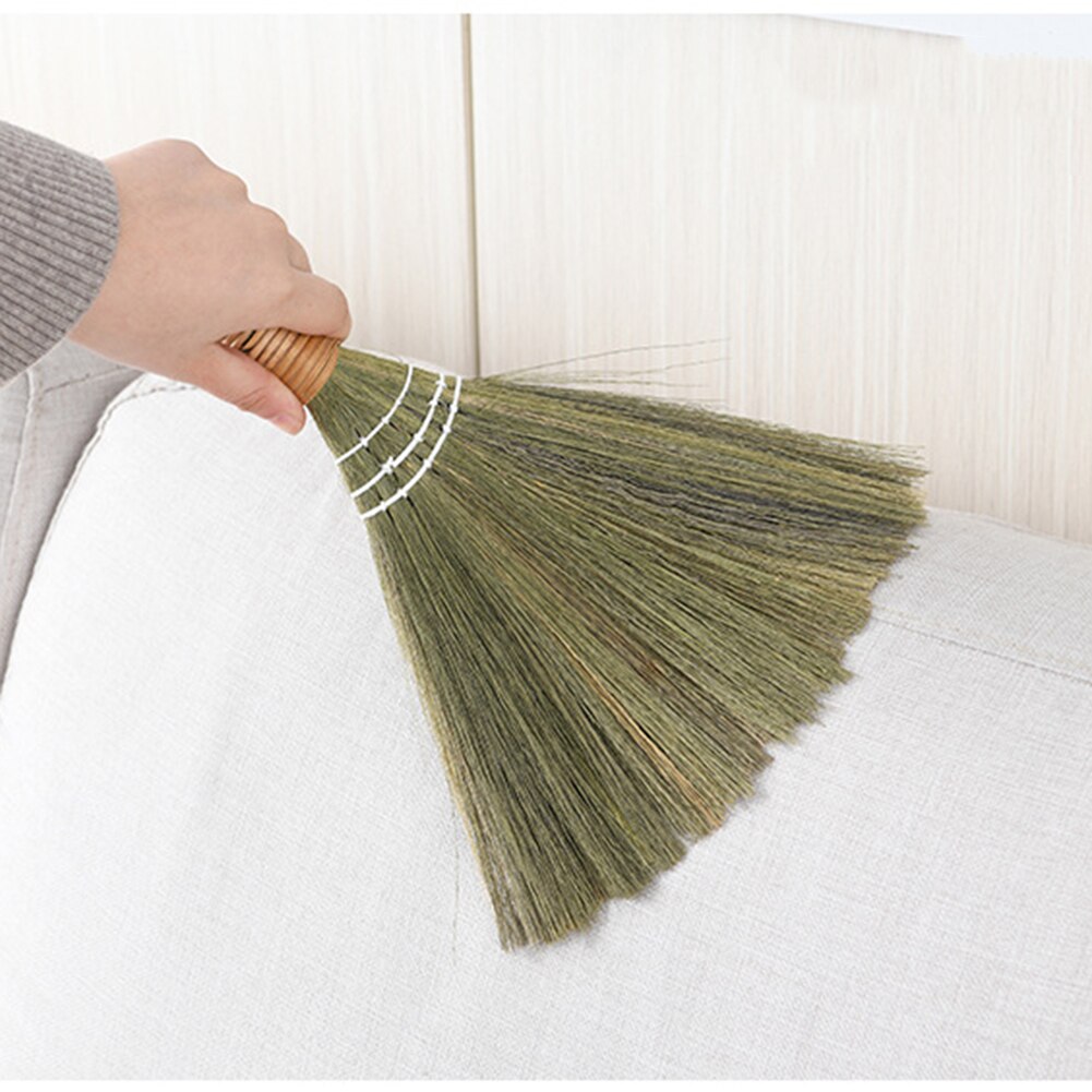 Cleaning Tools Home Manual Straw Broom Plant Fibres Straw Broom With Short Handle Soft Hair Straw Broom Cleaning Tools