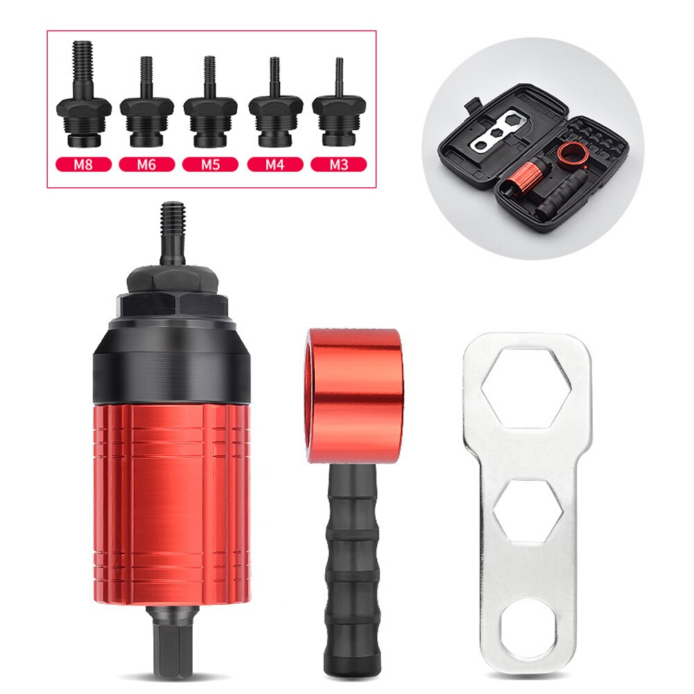 Detachable Manual Electric Rivet Nut Tool Conversion Accessories Hand Rivet Nut Tool Set Electric Pneumatic Rivet Machine