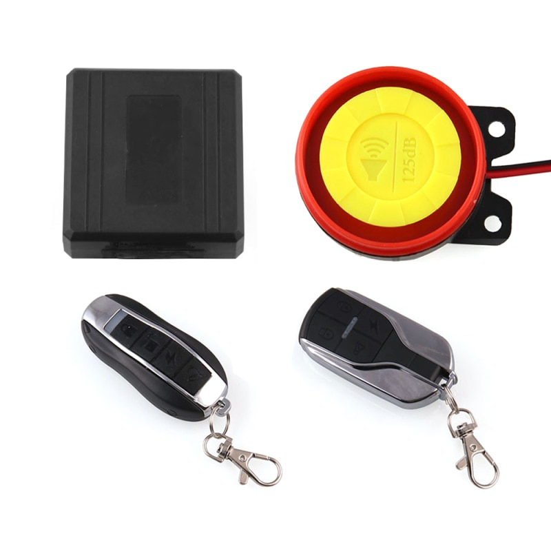 12V Motorrad Fahrrad Anti-diebstahl Sicherheit Alarm System Rolle 125db Fernbedienung Schlüssel Hülse Motor- Starten Motorrad Lautsprecher