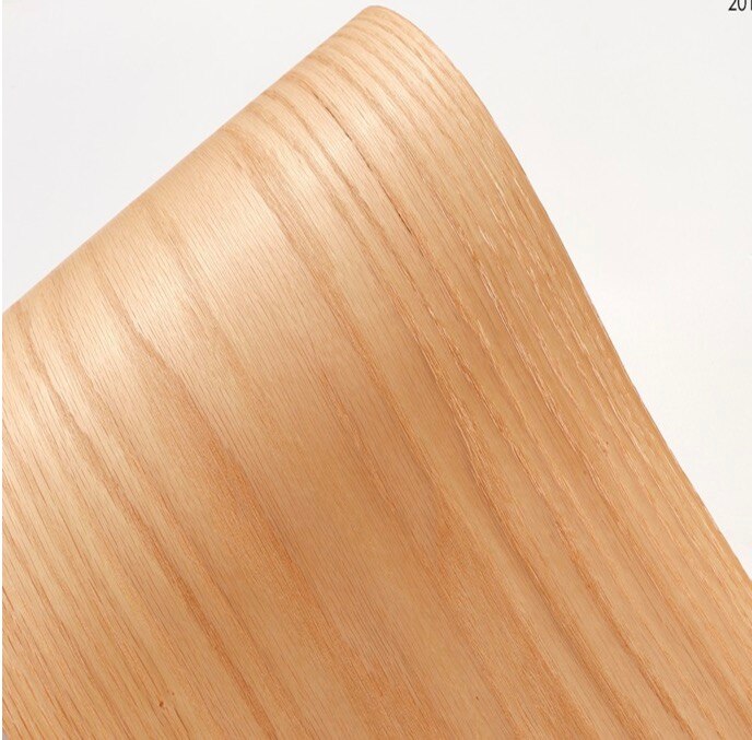2Piece/Lot L:2.5meters Width:18cm Natural Red Oak Wood Veneer Pattern Bark