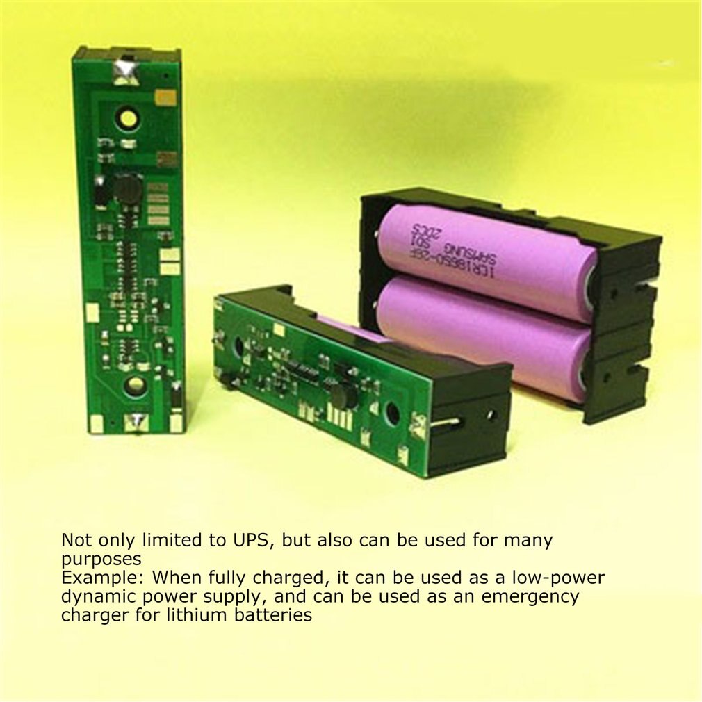 18650 Lithium Battery Booster Step- up Module Side Charging Side UPS Uninterrupted Protection Integrated Board