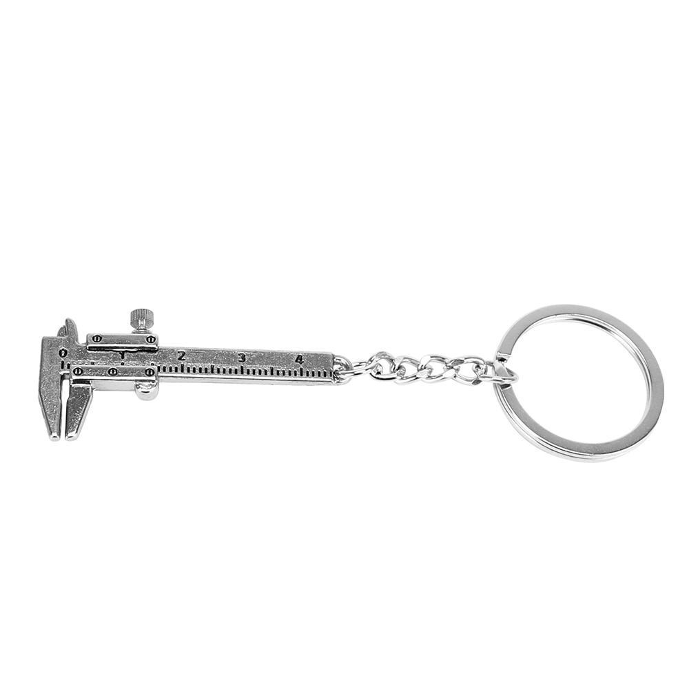 Forauto vernier caliper bil nøgleringe metal vedhæng auto nøglering nøgleringe bil-styling bil tilbehør