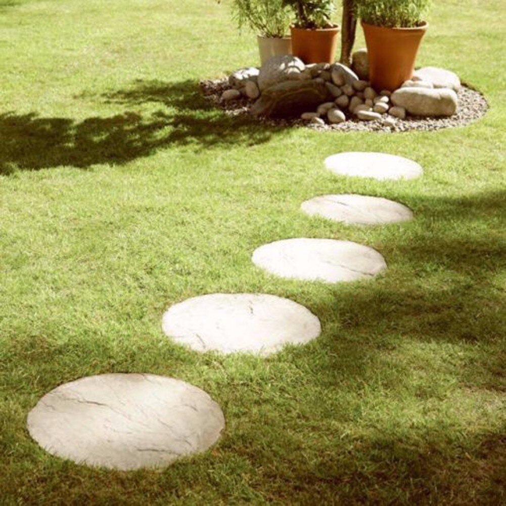 Ronde Vormige Tuinpad Beton Plastic Brick Mold Bestrating Bestrating Loopbrug Steen Bestrating Mal Maken Pathway Tuin