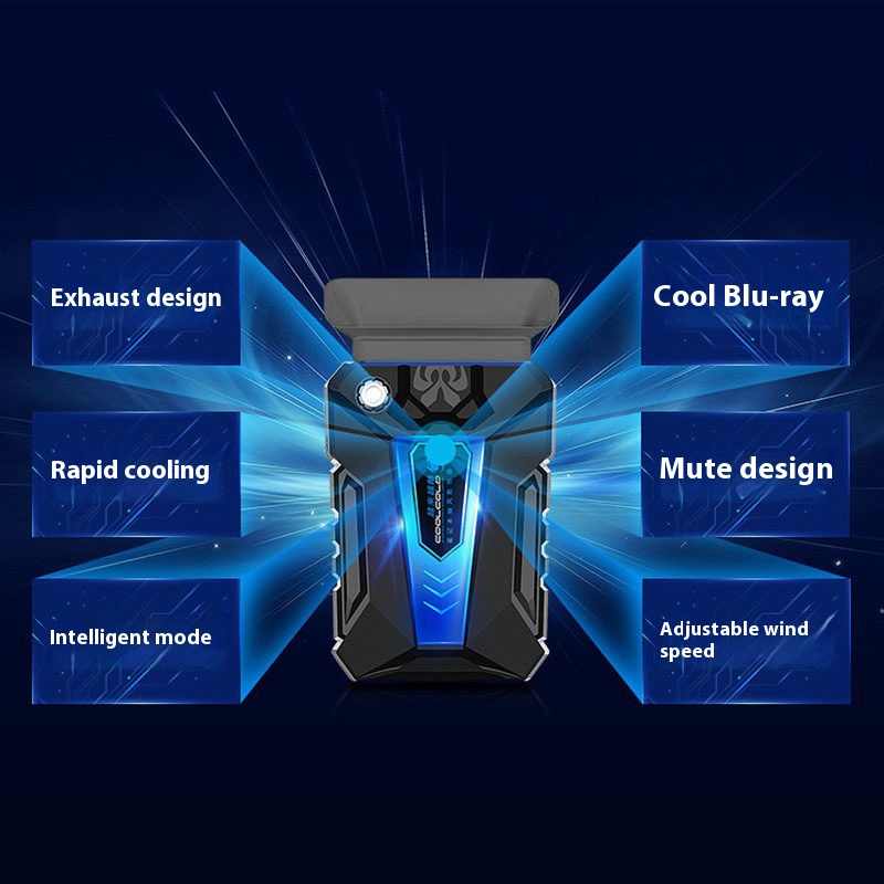 Vacuum Portable Laptop Cooler USB Air Cooler External Extracting Cooling Fan Notebook for 15 15.6 17 Inch Laptop