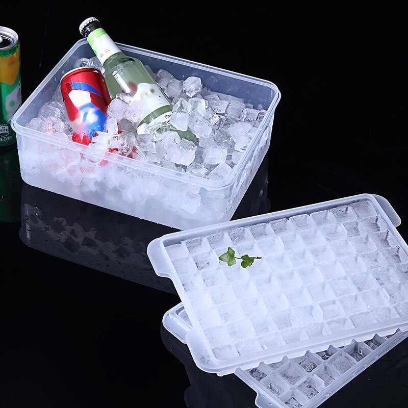 8 Ply Ice Square Tray,Ice Squares Maker Ice Square Scoop Trays Chocolate Mold Whiskey Party Bar Tools