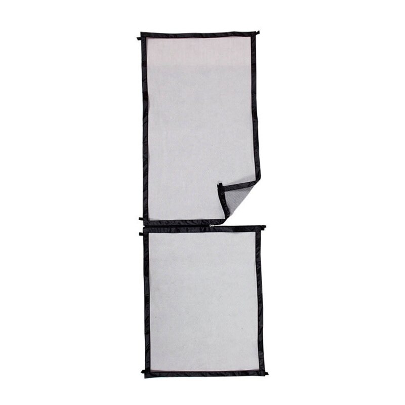 Folding Baby Barrier Safety Fence Portable Baby Gate Safe Enclosure Guard Children Kids Safe Guard Pet Isolation Net: Zipper