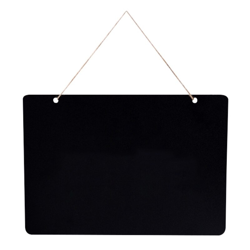 Mini Hanging Blackboard Double Sided Decorative Plaque Signs Message Board For Wedding Restaurants Kitchen Party Decoration
