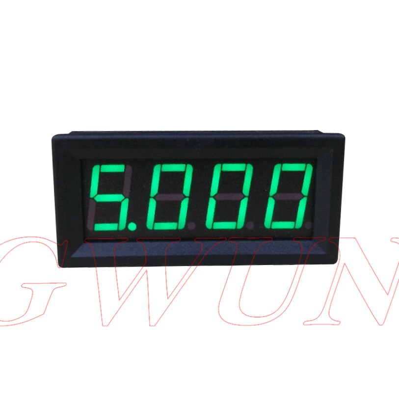 GWUNW durch456A 0-9.999A (10A) 4 bisschen Ziffer amperemeter Aktuelle Tafel Meter 0,56 zoll LED: Grün
