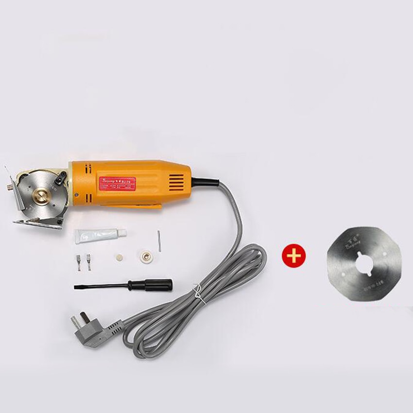DC220V 170W Handheld tarcza nożyce elektryczne tkaniny tekstylne bawełniane nóż maszyna robić cięcia tkanin krawiec narzędzie