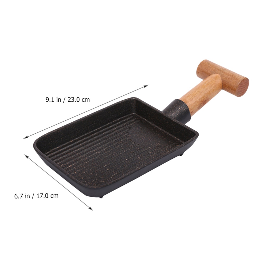 Alloy Frying Plate Shovel Shaped Baking Pan BBQ Frying Tray Kitchen Cookware