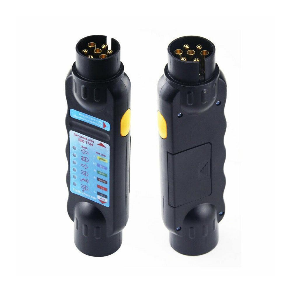 Wiring Circuit Tester Connector Recorder 7 Pin Car Socket Caravan Tow Towing Trailer Light Tools Diagnostic Circuit Plug Ba T4K2