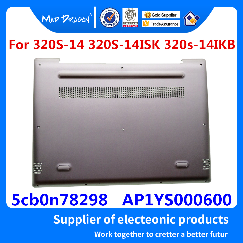 Original bærbar bunndeksel sølv for lenovo ideapad 320s-14 320s-14 isk 320s-14 ikb 5 cb 0 n 78298 ap1 ys 000600