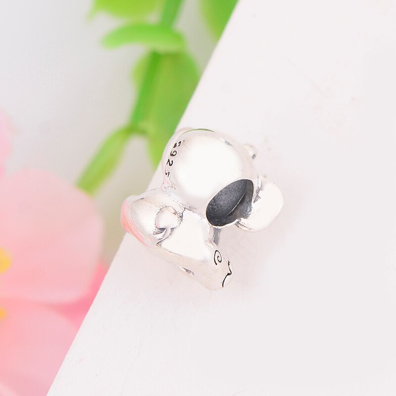 Winter Collection 925 Sterling Silver Animal Elephant Beads DIY Charms Fits Original Charm Bracelets Jewelry Making