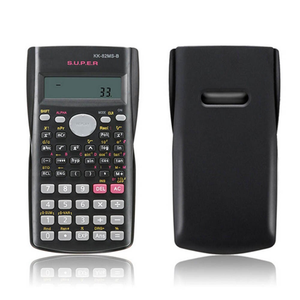 Student science calculator portable multifunction calculator screen teaching mathematics