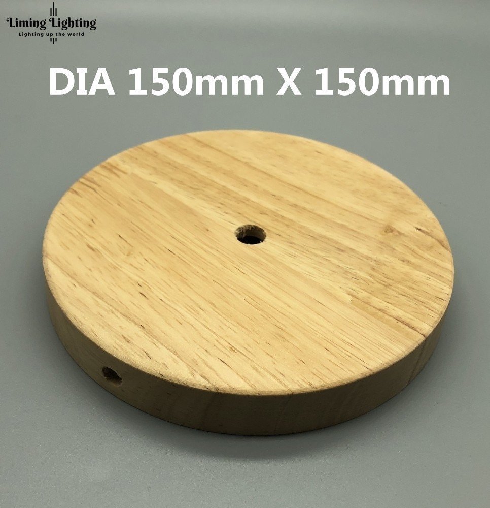 Træ lampe base nordisk vedhæng simpel skrivebord lys ved siden af lys diy lys dele lampe baser til vintage led lys: En stil