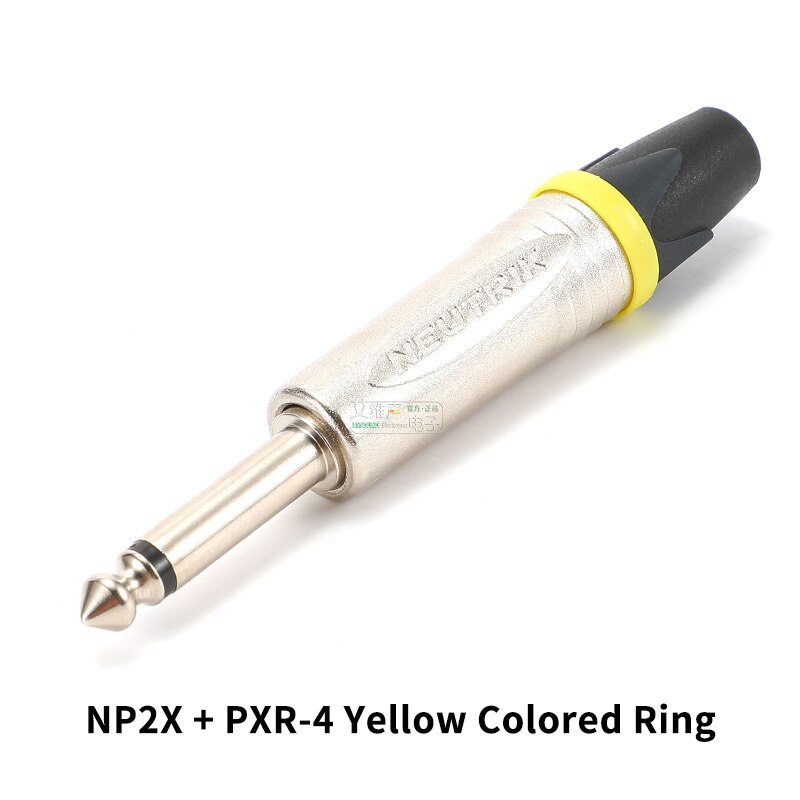 Neutrik Jack 1/4" 6.35 mm Heavy Duty Phone Plug NP2X NP3X NP2RX NP3RX Mono / Stereo Guitar Snakes Speakers Audio Cable Connector: Rose Red