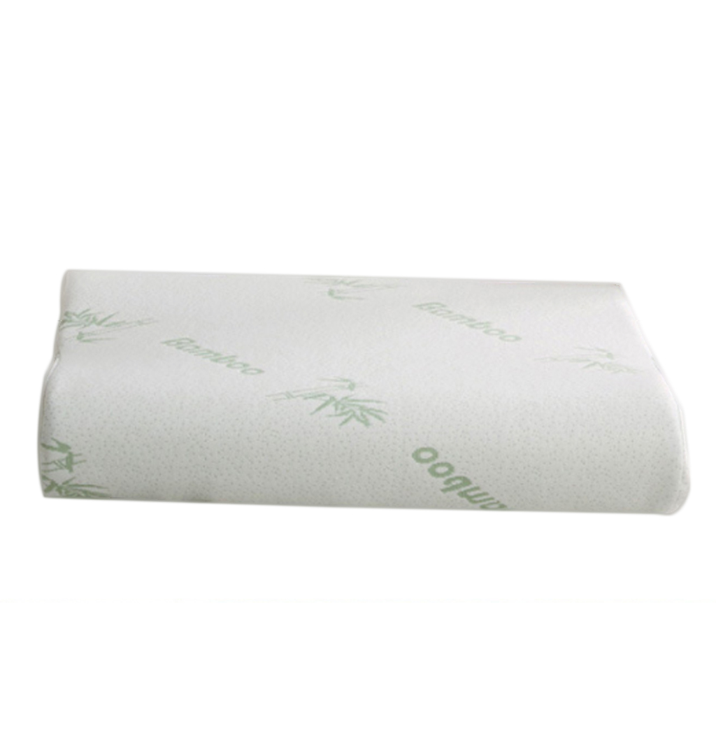 Bamboevezel Kussen Memory Foam Kussen Trage Rebound Gezondheidszorg Memory Foam Kussen Ondersteuning De Nek Vermoeidheid Relief: 50X30CM