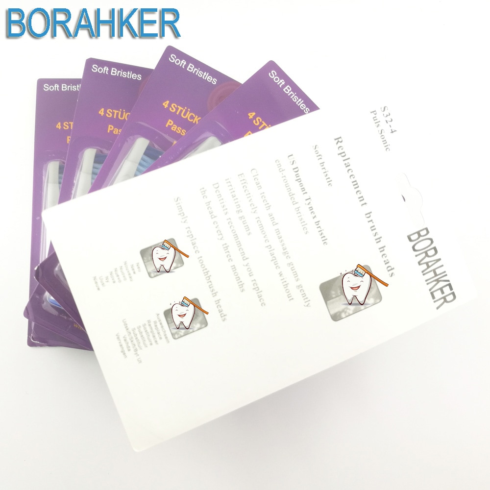 Fil dentaire Action/Trizone/Action croisée/double propre/sonique/Pul brosse à dents électrique sonique têtes de rechange précision Oral propre 10 paquet: S32-4