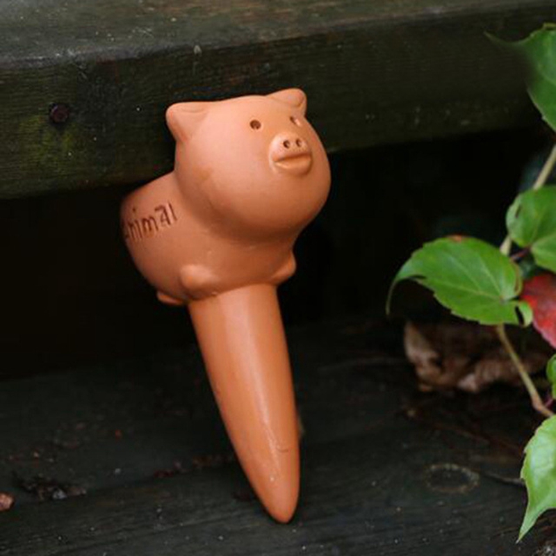 Garden Automatic Watering Tool Self Watering Device Animal Shape Ceramic Plants Water Seepage Devices Drip Irrigation System: S3 Watering Device
