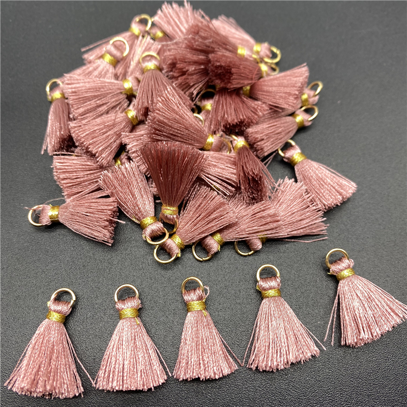 10Pcs Polyester Trim Fringe Tassel Naaien Gordijnen Accessoires Diy Sleutelhanger Mobiele Telefoon Riemen Hanger Kwasten Voor Sieraden Maken