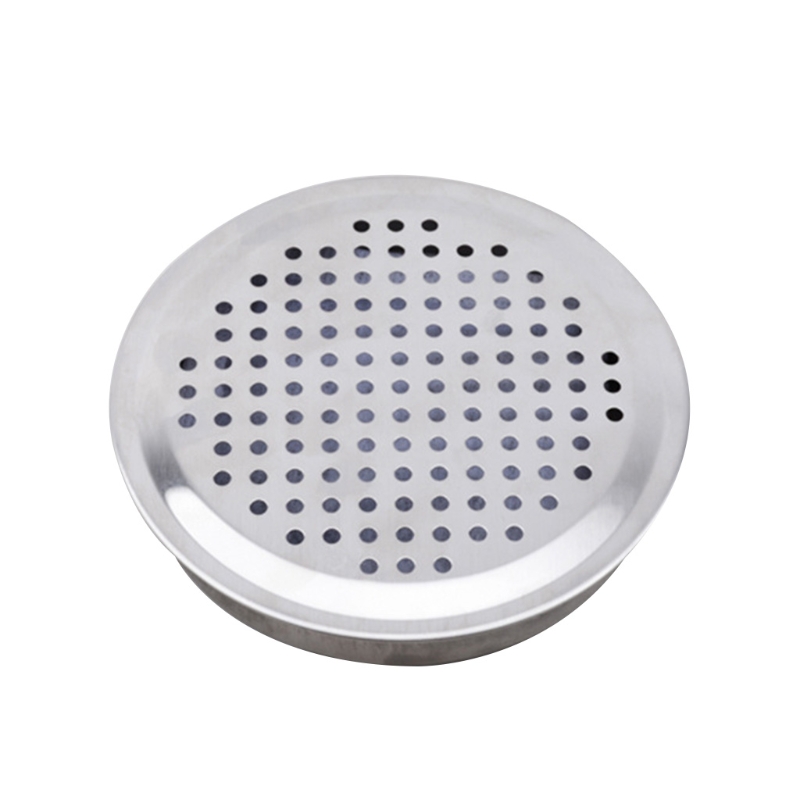 Air Vent Circular Soffit Vent Stainless Round Mesh Hole Louver Vent Cupboard Wardrobe Cabinet Grille Ventilation System: 90mm