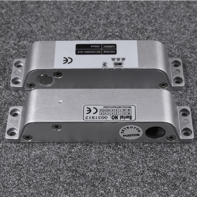 4 wire Wooden door Electric Bolt Door Lock DC 12V Magnetic Induction/Surface Mount Shear Lock 2,000lbs holding force