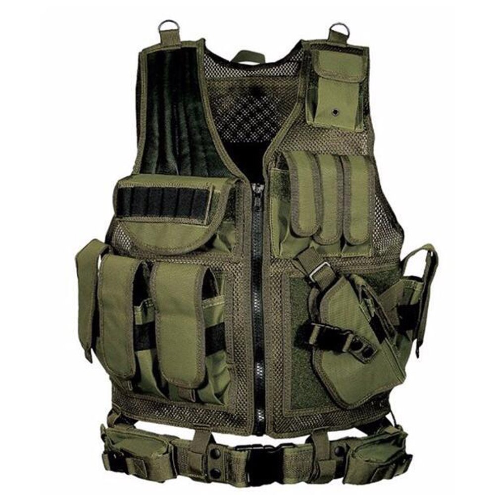 Multi-functional Breathable Vest Outdoor Quick Disassembly CS Field Protections Vest Training Equipment: 3