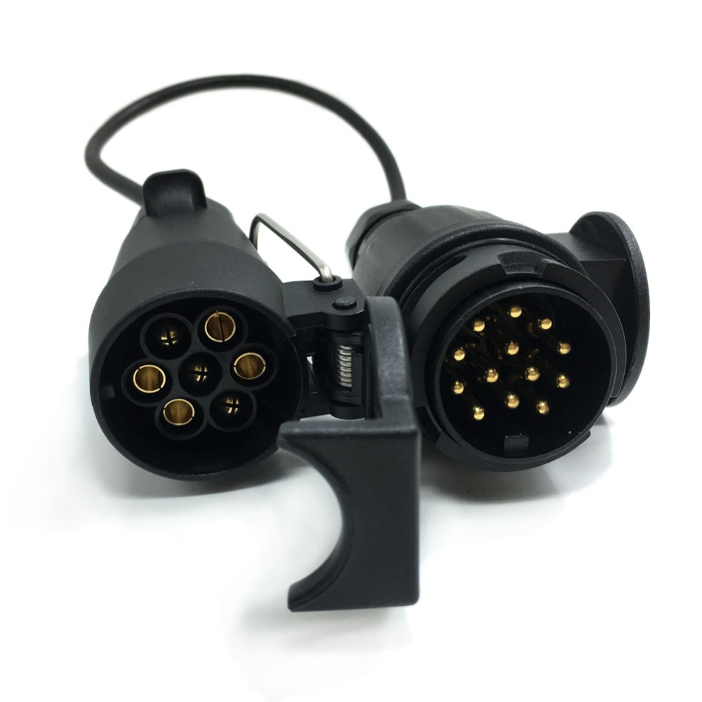 TIROL 7 To13 Pin Trailer with Cable Adapter Wiring Connector 12V Towbar Plug &socket T22468a