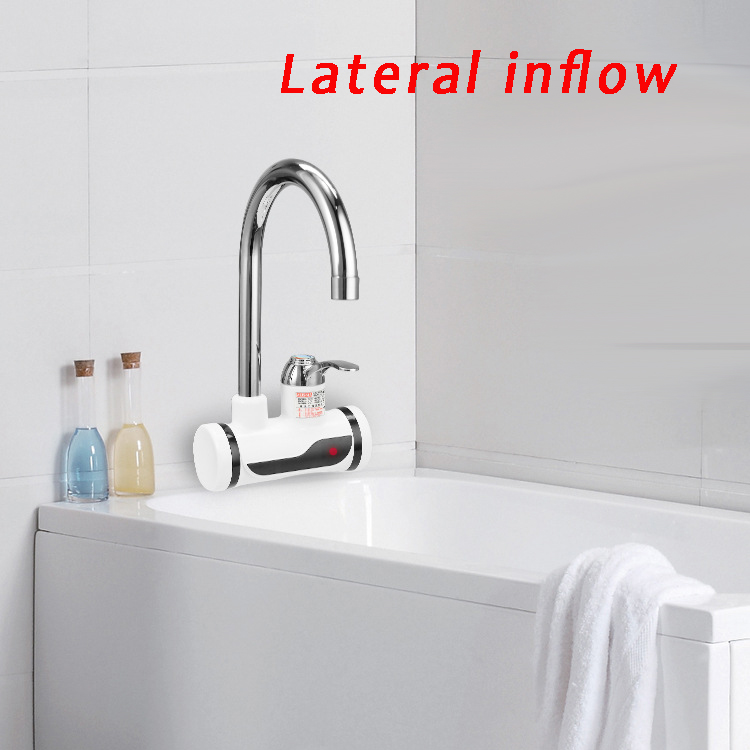 110V Electric Flow Water Heater 220V Tankless Water Faucet for Home Portable Instantaneous Water Heater Tap: A220V Lateral inflow