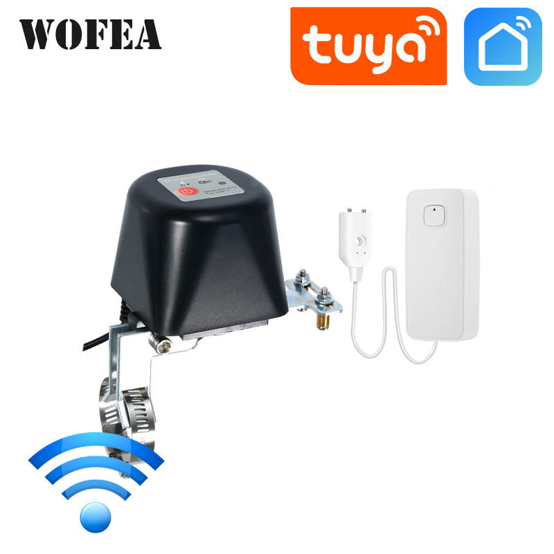 Tuya – système intelligent de contrôle de l'eau, alarme de fuite d'eau, arrêt automatique, Valve à bille, avec contrôleur intelligent, application WIFI et Bluetooth: Default Title