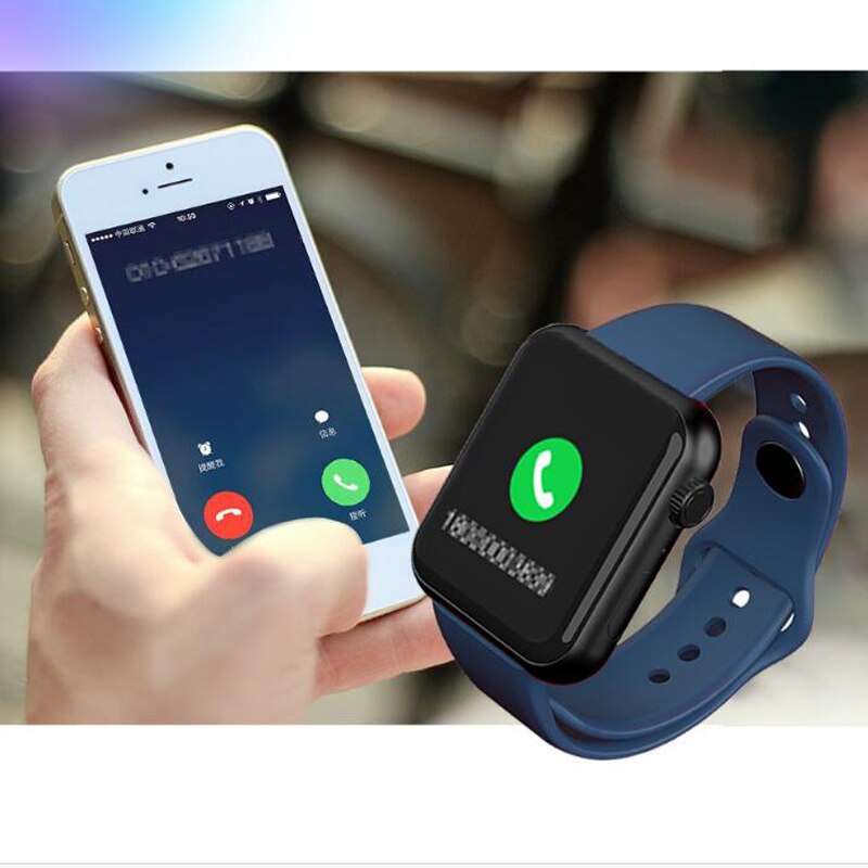 Vuxen smart klocka telefon fitness tracker för kvinnor män 1.4 tum smartwatch silikon armband för ios elektronisk leksak