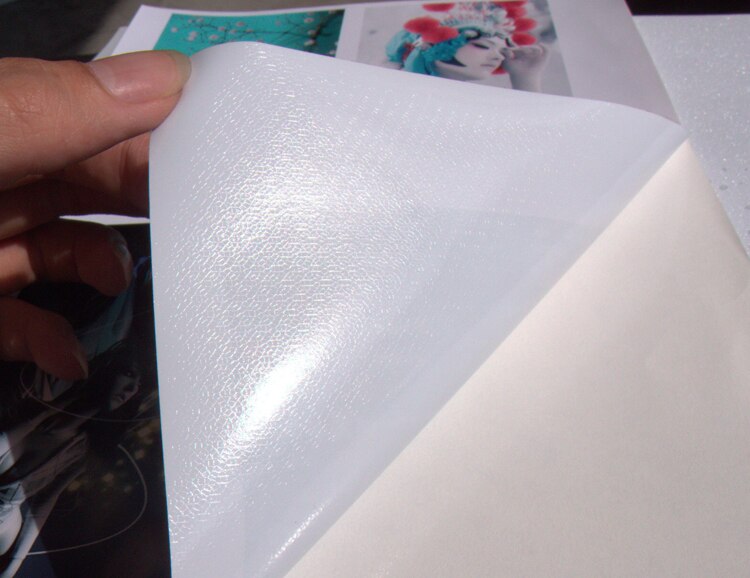 Tamaño A4/A3, adhesivo de papel de vinilo de inyección de tinta Blanco/transparente/mate para impresión de piel de teléfono (10 piezas)