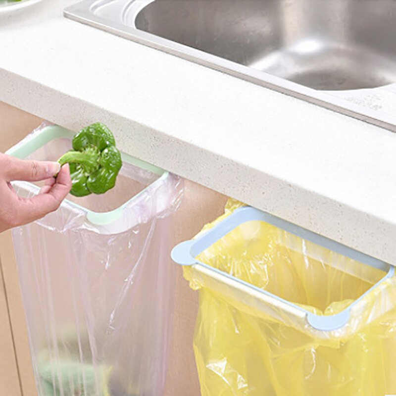 1pc Küche Schrank Tür Korb Hängen Abfalleimer Behälter Müll Tasche Halfter Tragbare Küche Mülleimer Tasche Halfter Küche Spielereien