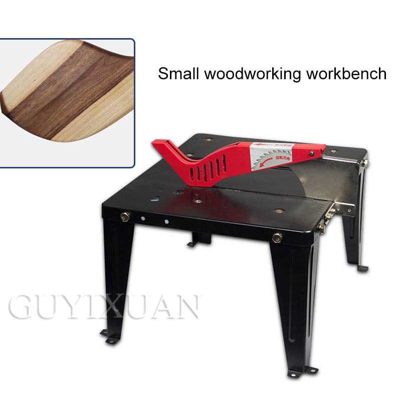 Multifunctional portable saw table Small home decoration Electric circular saw flip saw table Woodworking workbench