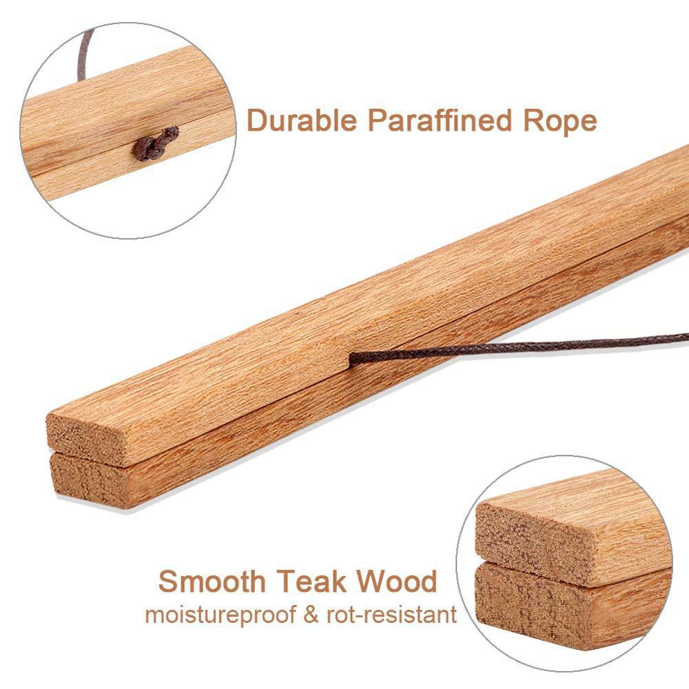 Magnet Teak Wood Pine Hanging Scrolls Wall Art Photo Frame Family Canvas Painting Posters Hanger Frame Hanging Painting Pole