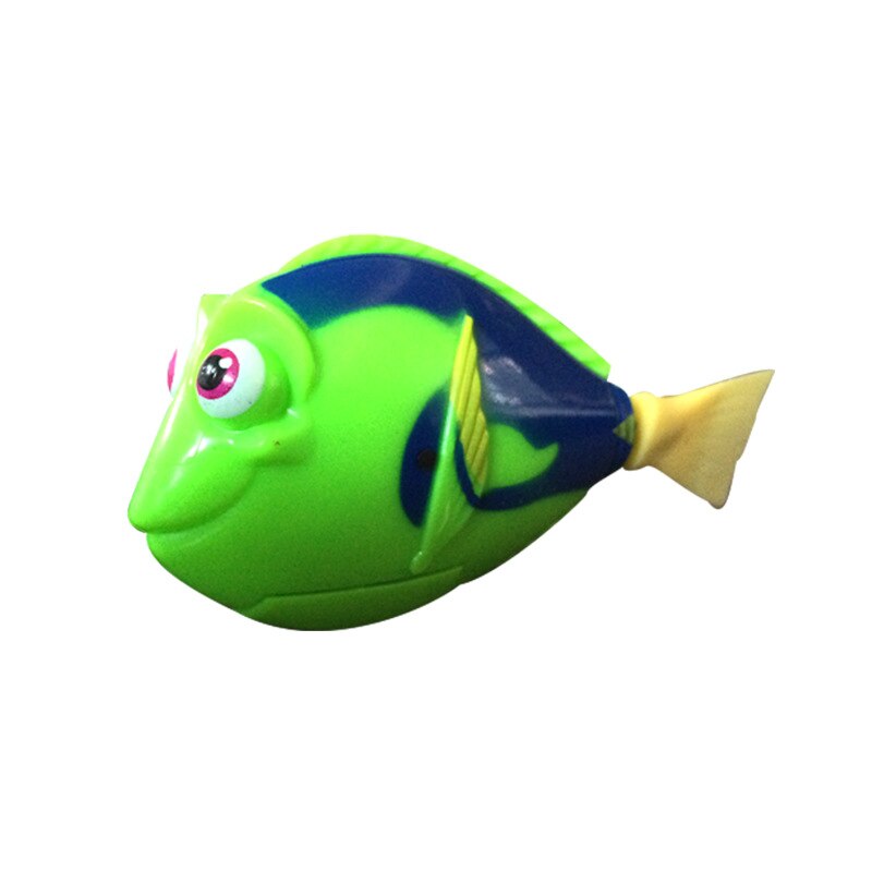Bath Toys Attractive Swimming Fish Activated In Water Magical Electronic Fun Funny Gadgets Interesting for Kids: Light Green