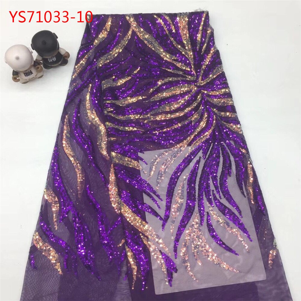 Africa's newest pink very shiny piece embroidery transparent mesh fabric cover mail skirt fabric bride wedding: 10