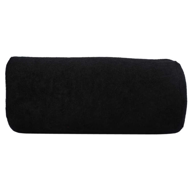 10 Colors Soft Hand Rest Manicure Table Washable Hand Rest Cushion Pillow Holder Arm Rests Nail Art Stand for Manicure Pillow: Black