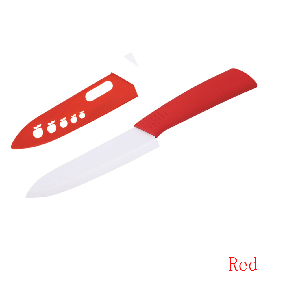 Ceramic Knives Kitchen Knives 3 4 5 6 inch Chef Knife White Blade Colorful Handle Ceramic Paring Knife Kitchen Cooking Tools: Red / 3 inch
