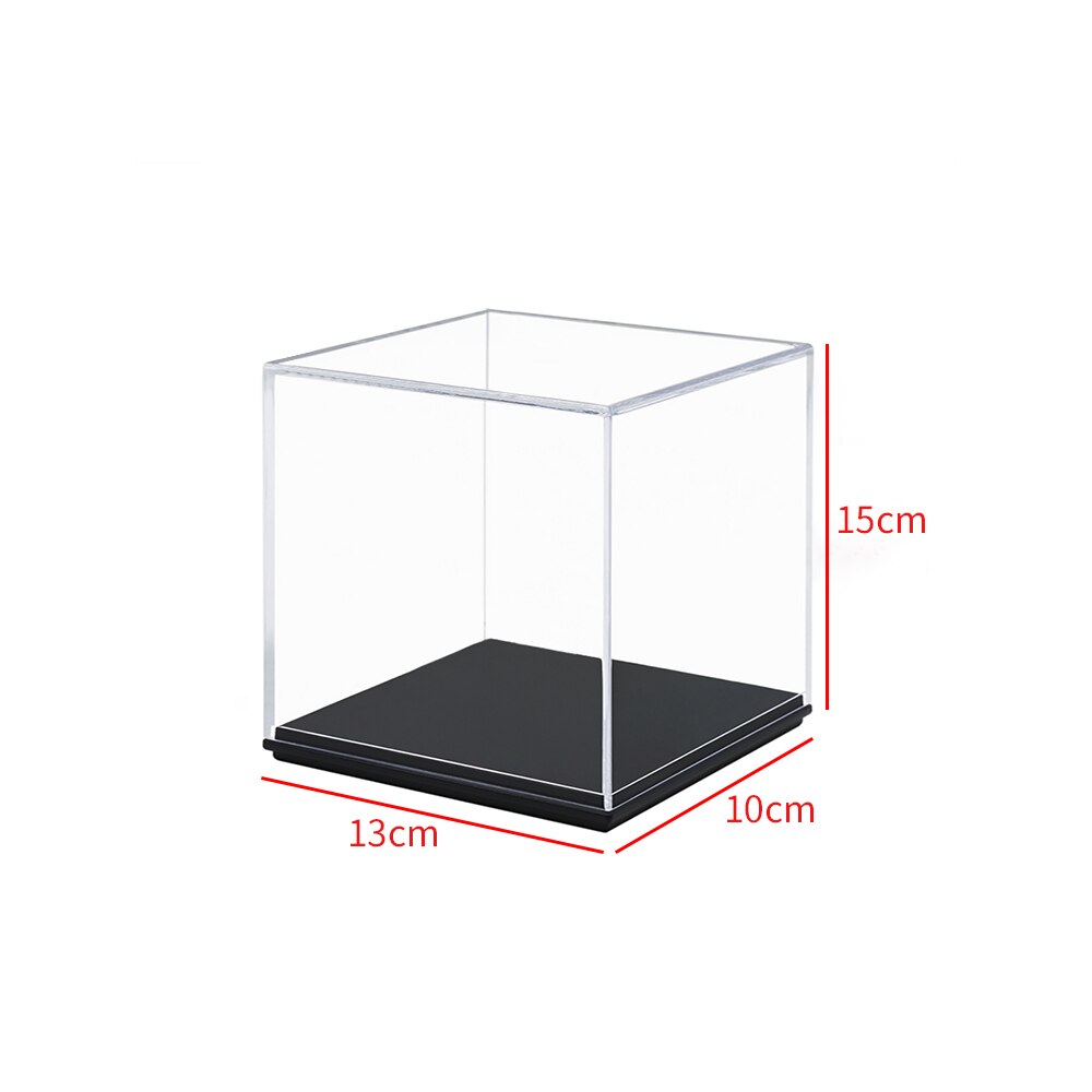 Acrylic Action Figures Model Transparent Display Case Toy DIY Assembling Storage Box Collectibles Cabinets Toys: 13x10x15cm